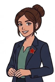 Illustration of Teacher Candice, the AI learning guide